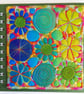 Sketchbook Spiral Bound Square 6 x 6 inches Free Machine Embroidery Cover - Image 1