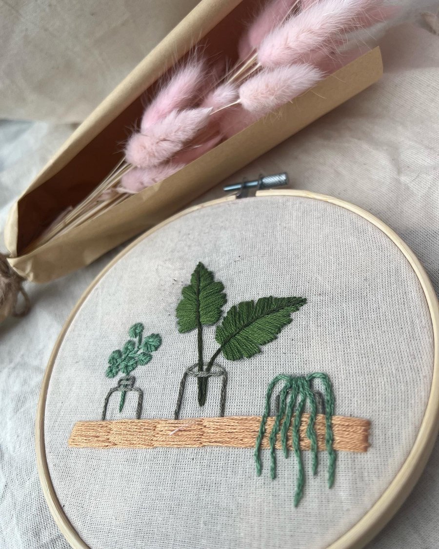 Plant Lover Embroidery 