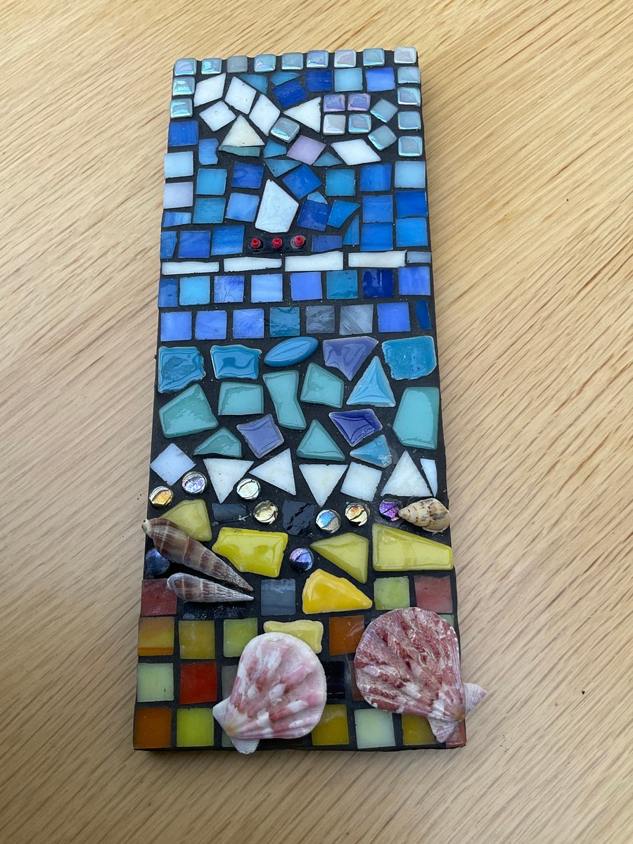 By the sea mosaic