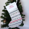 Christmas stocking, quilted