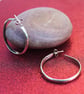Silver Hoop Stud Earrings - Image 1