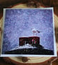 Snow is Falling - Black Headed Gull - Blank Greetings Card - Image 2