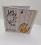 Handmade Stamped Cat Card  - Image 5