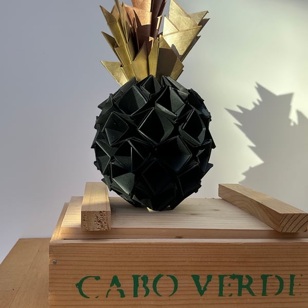 Origami pineapples