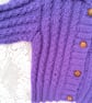 Girl's Lacy Rib Cardigan with a Collar, Toddlers Cardigan, Children's Gift  - Image 7