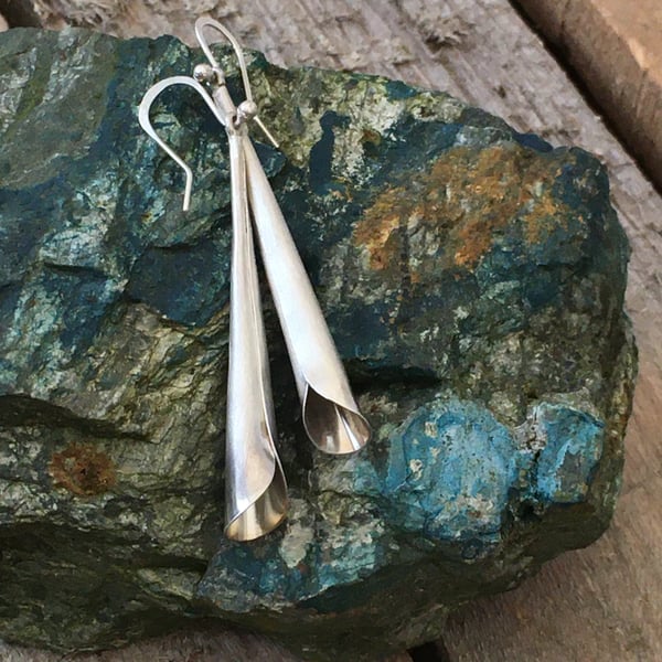 Sterling Silver 'The Tube' earrings  