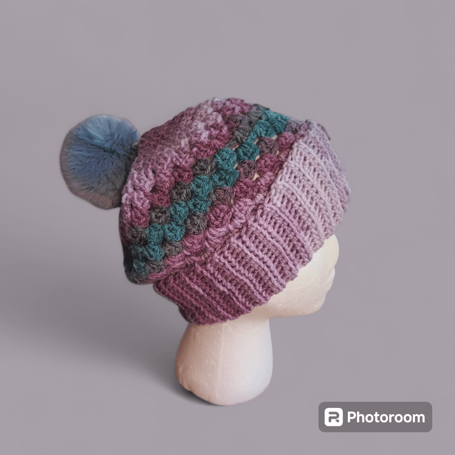 Crochet hats,bobble hats