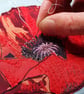 Poppy card, blank card, thinking of you, flowers - Image 7