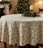 Christmas Holly Round Tablecloth 135cm  - Image 1
