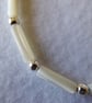 Elegant Sterling Silver & Mother of Pearl Bridal Necklace - Image 4