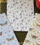 Nature greetings cards - pack of 3 blank notelets, A6 size, flowers, butterflies - Image 2