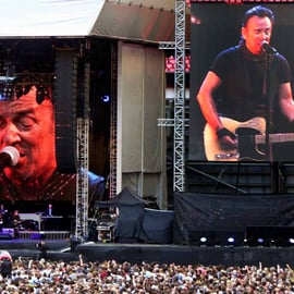 Bruce Springsteen Live At Wembley Stadium Photograph Print