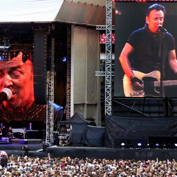 Bruce Springsteen Live At Wembley Stadium Photograph Print