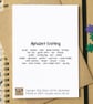 Knitting Alphabet Greetings Card - Image 2