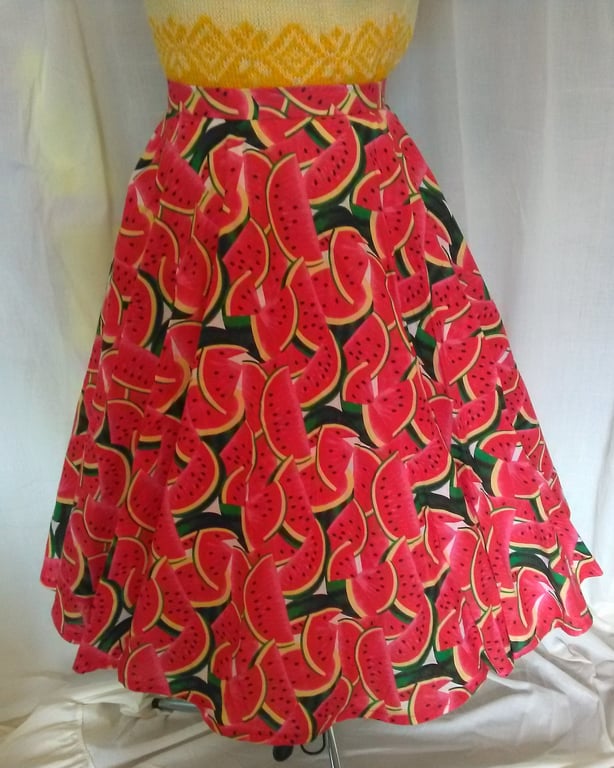 1950's retro kitsch skirt