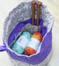 Large Reversible Drawstring Project Bag - Image 3
