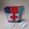 First Aid Patchwork Zipped Pouch