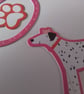 An any occasion card. Dog. Paw. Ref 312