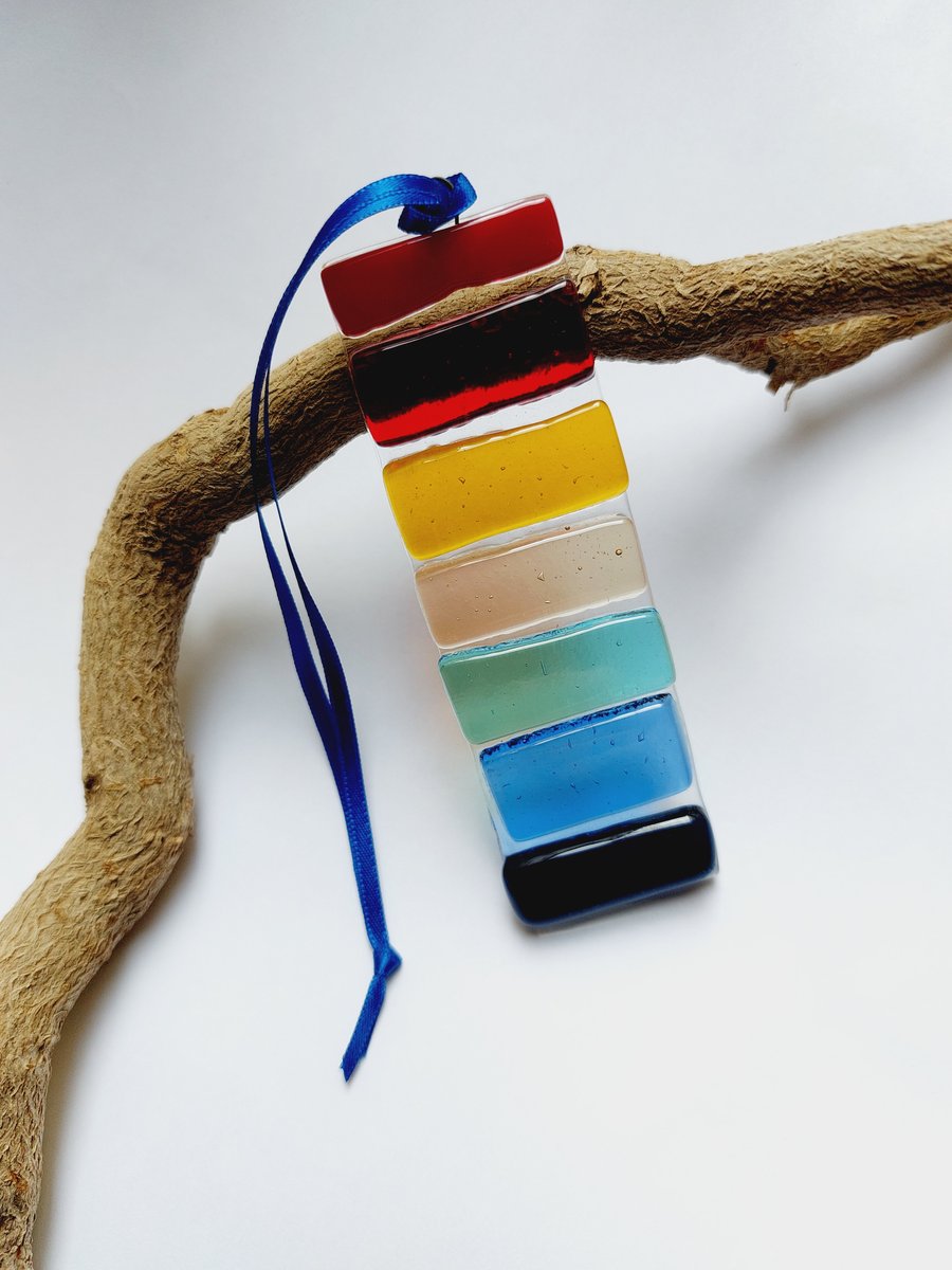 Fused Glass Suncatcher 