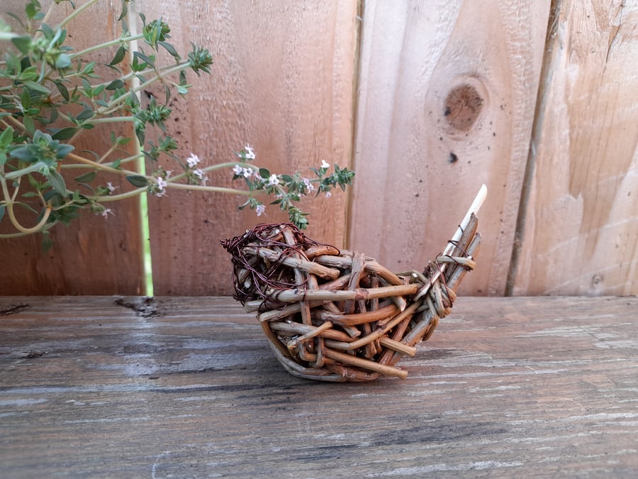 Xs willow & bronze wire wren