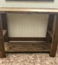 Rustic Vanity Unit Console Table Farmhouse Style THE TARRANT - Image 9