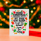 Best Ever Vet Team Christmas Card From Cat, Dog Parents 