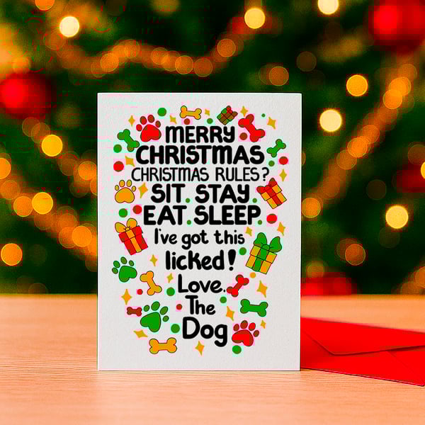 Best Ever Vet Team Christmas Card From Cat, Dog Parents 