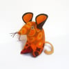 Vintage fabric Retro Mouse 