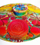 Teacup and Saucer Textile Art Sculpture Free Machine Embroidery  - Image 9