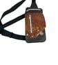 Handmade Leather floral Bag Women, soft sling crossbody - Image 2