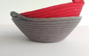 Coloured Coiled Rope Bowls