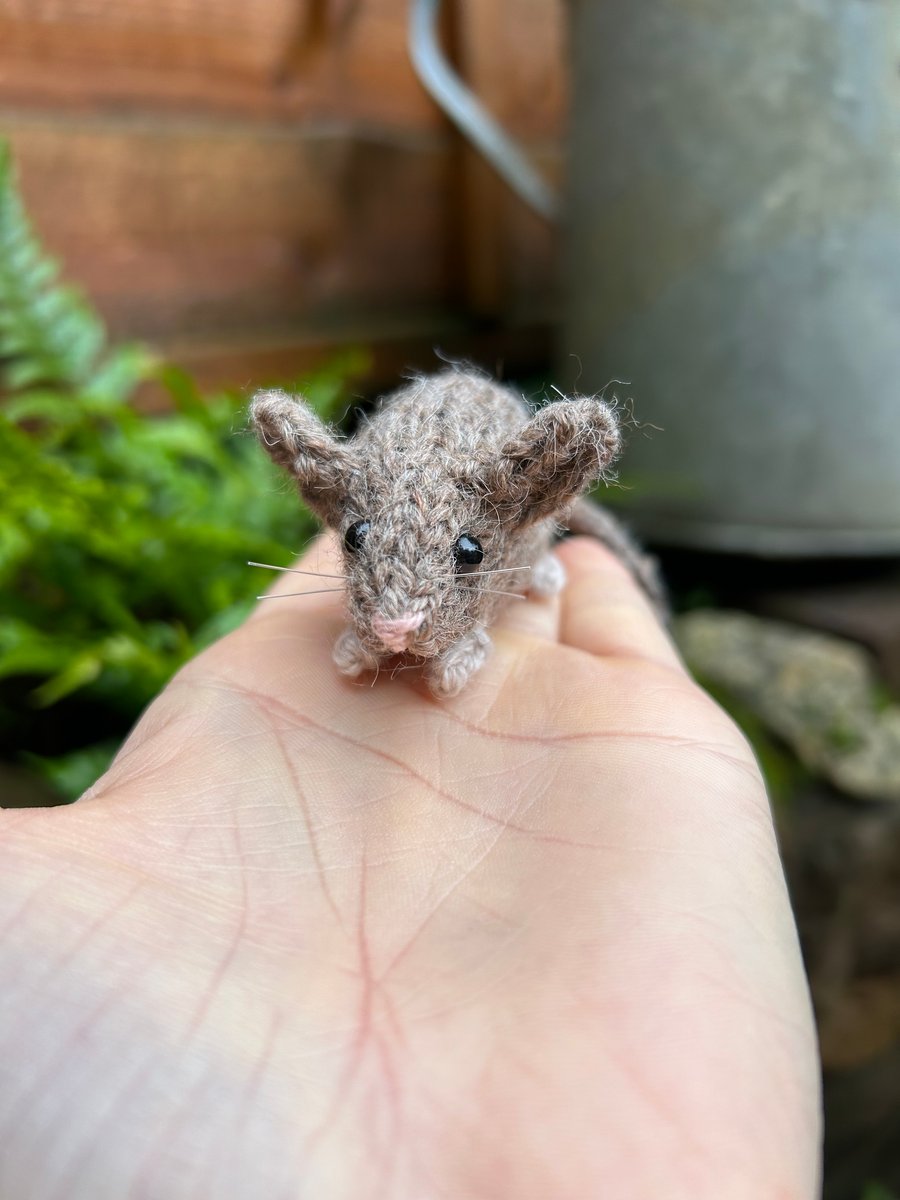 Knitted Mouse,  Mouse, Birthday Gift 
