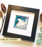 Pink anemone fish miniature, original painting, tiny artwork - Image 8