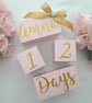 Milestone Wood Blocks, Personalised Wood Blocks, Nursery Decor, Baby Room Decor, - Image 2