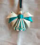 Ribbon Angel - Ivory and Turquoise  - Image 4