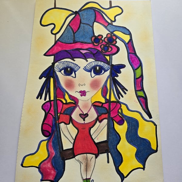 Fairy Witch Drawing 