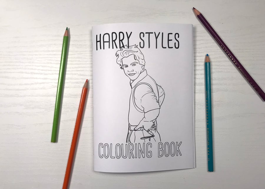 Harry Styles Colouring Book