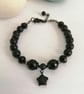Black agate & stone beaded star bracelet  - Image 10