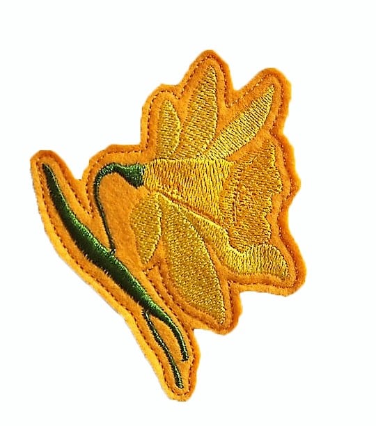 Felt Daffodil Brooch