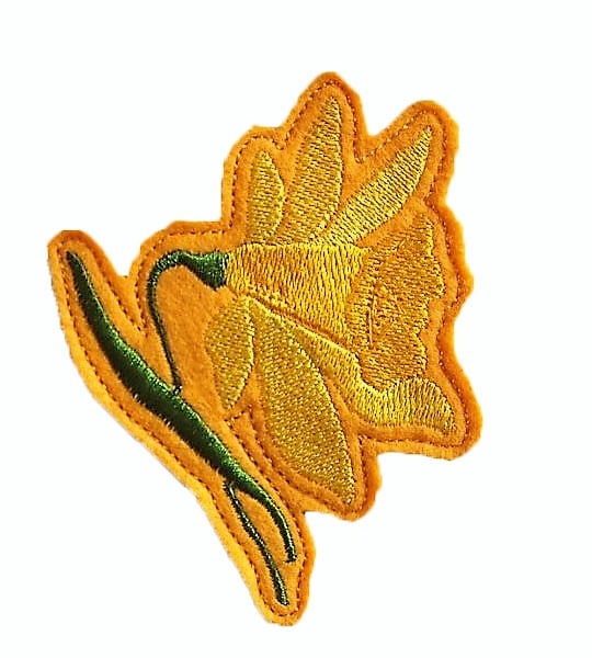 Felt Daffodil Brooch