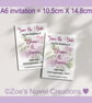 Save the Date Wedding Invitation Card (flat A6 card) - Image 8