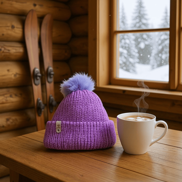 Child's Knitted Pompom Hat 