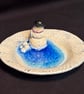 Snowman dish