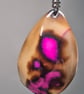 purple and black teardrop pendant - Image 2