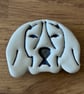 Ceramic Beagle fridge magnet