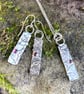 Silver and garnet fused pendant and chain - Image 6