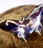 large butterfly - scrolled dark blue - Image 2