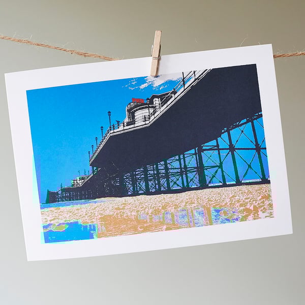 Worthing Pier greetings card
