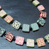Animal Print Collection Jungle Fever Kitsch Polymer Clay Necklace 18 inch