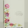 birthday card original hand painted( ref F 498)